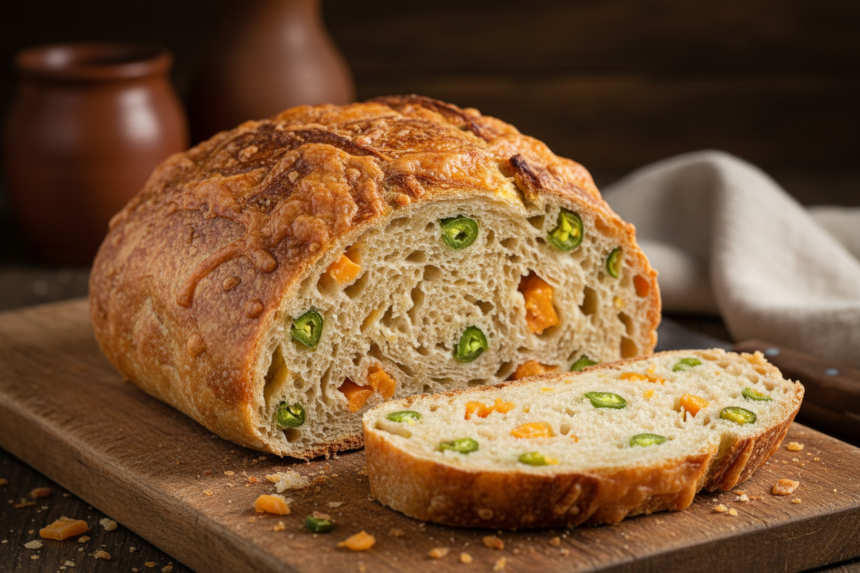 jalapeno & cheddar version of same bread
